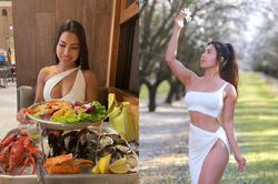 'Hot girl phòng gym' Bình Thuận khoe body táo bạo trên đường phố Mỹ