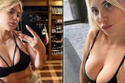 Vợ Icardi & thói quen kỳ lạ trước khi tập gym