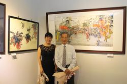 Khai mạc Triển lãm tranh thủy mặc 'Thái mặc chú tình'