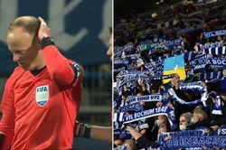 Trọng tài bị ném chai bia vào đầu ở Bundesliga