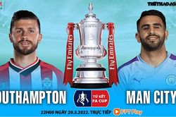 Soi kèo nhà cái Southampton vs Man City. Nhận định, dự đoán bóng đá FA Cup (22h00, 20/3)