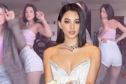 Bắt trend nhảy nhót đang rần rần Tik Tok, Hoa hậu Tiểu Vy khoe vũ đạo và đường cong siêu 'bánh cuốn'