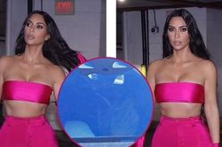 Kim Kardashian bị chụp trộm hôn tình trẻ sau khi khoe đường cong 'rực lửa'
