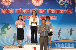 Kim Sơn dẫn đầu bảng tổng sắp huy chương Đại hội TDTT tỉnh