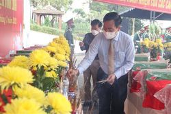 Truy điệu và an táng 16 hài cốt liệt sĩ