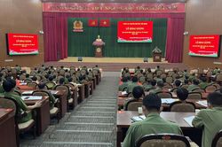Công an TPHCM khai giảng lớp tập huấn điều lệnh, quân sự, võ thuật 2022
