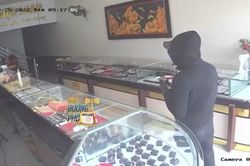 Clip: Mang súng nhựa đi cướp tiệm vàng, nam thanh niên bị vợ chồng chủ tiệm quật ngã
