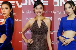 Hoa hậu Kỳ Duyên, Minh Tú và Á hậu Thúy Vân đọ sắc tại thảm đỏ Miss Fitness Vietnam 2022