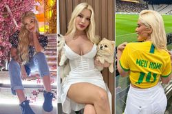 Bạn gái Militao nổi bật trên khán đài Maracana với vóc dáng bốc lửa