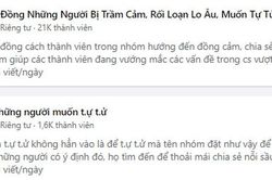 Hiện tượng tự tử và cảnh báo hiệu ứng tiêu cực từ các hội nhóm 'rủ nhau tự sát'