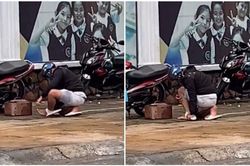 Clip giữa đời hối hả, chàng trai bất lực với đôi dép khiến netizen cảm thán: 'Tuổi thơ ai chẳng đã từng'