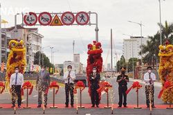 Khánh thành công trình cải tạo cụm nút giao thông phía tây cầu Trần Thị Lý