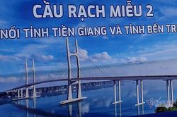 Hơn 5.175 tỷ đồng khởi công cầu Rạch Miễu 2 nối Tiền Giang và Bến Tre