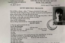 Truy tìm đối tượng bỏ trốn khỏi Bệnh viện tâm thần Trung ương 1