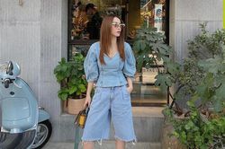 Học sao Việt cách phối đồ đơn giản với quần jean short