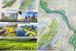 Phê duyệt Quy hoạch phân khu đô thị sông Hồng đi qua 13 quận, huyện