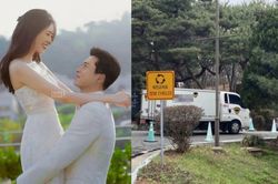 An ninh đám cưới của Hyun Bin - Son Ye Jin: Đến cả xe tải chở hoa cũng bị kiểm soát