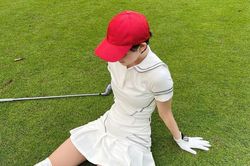 Hiền Hồ tái xuất sau vụ 'anh em nương tựa nhau', khoe ảnh đi đánh golf nóng bỏng