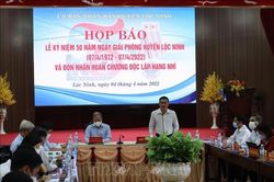 Bình Phước: Nhiều hoạt động kỷ niệm 50 năm giải phóng huyện Lộc Ninh