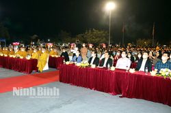 Đại lễ cầu nguyện quốc thái dân an và đêm hội hoa đăng tại Lễ hội Hoa Lư năm 2022