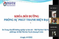 Tập huấn kỹ năng thực hiện phóng sự phát thanh hiện đại