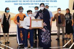 Thái Nguyên: Biểu dương người khuyết tật, trẻ mồ côi và người bảo trợ tiêu biểu