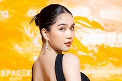 Ngọc Trinh chiếm spotlight thảm đỏ nhờ thiết kế cắt xẻ hiểm hóc nhưng lại lộ khuyết điểm