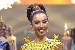 Thùy Tiên hóa gái Thái, xuất hiện quyền lực trong đêm khai mạc Miss Grand Thailand 2022