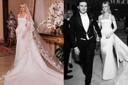 Ảnh nét căng váy cưới đẳng cấp của nàng dâu tài phiệt nhà Beckham: Đơn giản mà sang hết phần thiên hạ