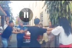 Điều tra vụ clip một người phụ nữ bị một cán bộ Công an và nhóm người đàn ông hành hung