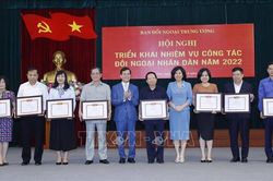 Hội nghị triển khai nhiệm vụ công tác đối ngoại nhân dân năm 2022