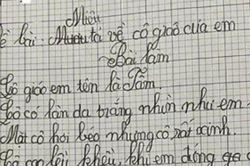 Bài văn tả cô giáo 'cao lều khều, tay sần sùi' khiến dân mạng cười bò