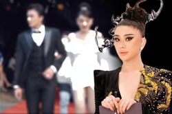 Lâm Khánh Chi được tình tin đồn hộ tống đi diễn, công khai thân mật trước máy quay