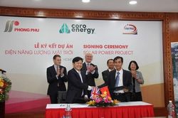 Phong Phú - Coro Renewables Việt Nam: Ký kết hợp tác phát triển năng lượng tái tạo