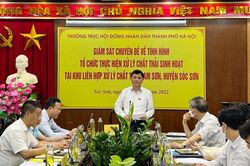 Tháo gỡ vướng mắc trong giải phóng mặt bằng thực hiện dự án xử lý chất thải sinh hoạt