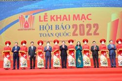 Tưng bừng khai mạc Hội báo toàn quốc 2022