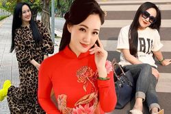 BTV Hoài Anh diện đồ 'xì tin' xuống phố