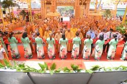 Chùa Khánh Hưng (huyện Long Điền) tổ chức tạ ơn Tam bảo, lạc thành