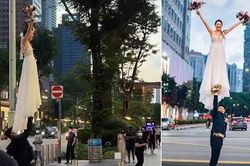 Cặp đôi người Singapore chụp ảnh cưới quá ấn tượng, nhưng bắt chước theo không hề dễ!
