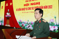 Tổng cục Hậu cần tổ chức Hội nghị bồi dưỡng nghiệp vụ công tác tuyên huấn năm 2022