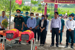 Quảng Ngãi: Quy tập hai hài cốt liệt sĩ về nghĩa trang