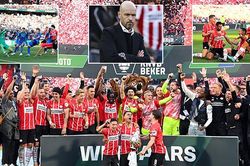 Erik Ten Hag vẫn thể hiện cá tính, dù Ajax mất Cúp Hà Lan