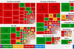 Áp lực bán gia tăng, VN-Index giảm gần 23 điểm