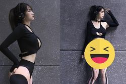 TikToker thị phi Lê Bống mặc mà như không, vòng 3 phô phang 'chiếu tướng' người nhìn