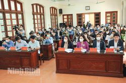 Đoàn ĐBQH tỉnh tiếp xúc cử tri xã Ninh Nhất