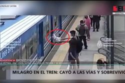 Cô gái sống sót thần kỳ sau khi ngã nhào vào đoàn tàu đang chạy