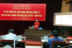 Điện Biên tổ chức thành công kỳ thi tuyển lãnh đạo, quản lý cấp sở, ngành
