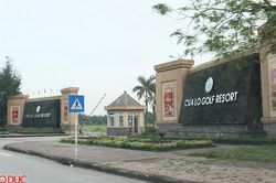 Hình ảnh dự án chậm tiến độ làm xấu bộ mặt thị xã biển Cửa Lò