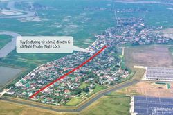 Nghi Lộc khởi công nâng cấp đường dân sinh gần Khu Công nghiệp WHA
