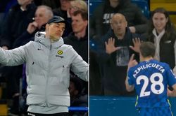Tuchel đổ lỗi cho mặt sân, Azpilicueta chửi nhau với fan nhà